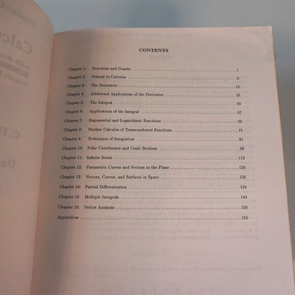 Calculus And Analytic Geometry Student Solution Manual 4th Ed 1994 PB - Picture 5 of 10